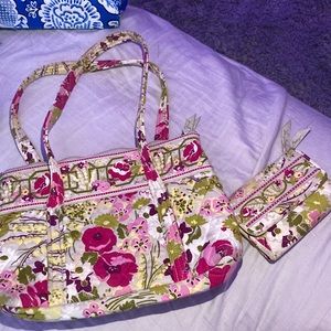 Vera Bradley Purse with matching wallet